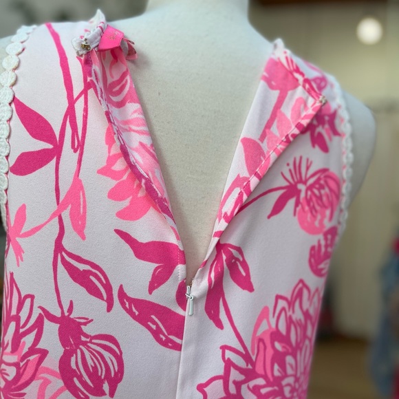 Lilly Pulitzer 🏝️ Nala Soft Shift Dress, Resort White Caliente, Size 6, Like New - Picture 6 of 7